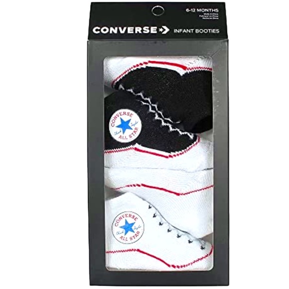 Converse Other - Baby Converse 2-pack Chuck Taylor Sock Booties